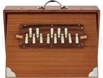 Large Shruti Box, Solid Teak Wood Sur Peti With Bag, Shruti Box Tuned to 440Hz