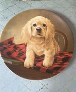 "Shirt Tales” The Cocker Spaniel Collector Plate LYNN KAATZ - 1988 - Knowles