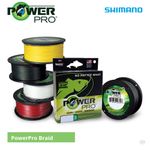 Shimano Power Pro Braided Mainline - Cod Bass Wrasse Pike Lure Sea Fishing Line