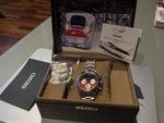 Seiko 8T63-02C0 Shinkansen E6 Komachi 10th Anniversary Chronograph Watch