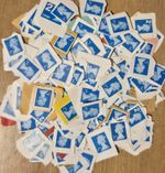 GB 2nd Class Blue Machin Kiloware - Large & Standard - Lot On Paper Unfranked