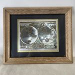 Nova Totivs Terrarvm Orbis Geographica Hydrographica World Map Foil 11" x 13"
