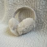 Women’s Cream Faux Fur Ear Muffs Ear Warmers One Size Winter Casual