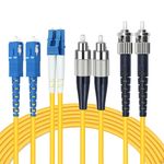 LC to LC SC FC ST Fiber Optic Patch Cord Duplex OS2 Optical Cable 20m 30m 50m