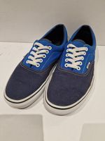 Vans Retro t376 Canvas trainers in two tone Blue in UK 9