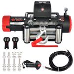 12V 13,500lb (6-Ton) Electric Recovery Winch – 6.5HP Motor – Steel Cable –