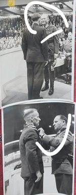 6 WW2 ORIGINAL GERMAN LARGE PRESS PHOTO SEPP DIETRICH, GUDERIAN, SPEER, GOEBBELS
