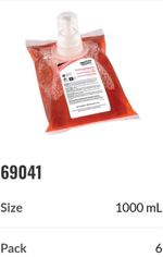 Kutol 69041-1 EZ Foaming Luxury Hand Soap 1000 mL Bag 6/CS - GOJO®