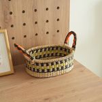 Sundries Storage Basket Multiuse Convenient Sturdy Snacks Container with Handle