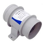 Boat 12v Inline Blower Boat Air Blower Corrosion-resistant Motor Housing