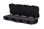 Large Hard Gun Case Rifle  - Black (Wave and pick and pluck) AR