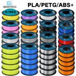 5/10KG GEEETECH 3D Printer Filament PLA/TPU/PETG/ABS+ 1.75mm 1kg/roll UK New