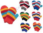 Baby Toddler Kids Winter Warm Mittens Gloves 2 Layer Lining Age 0-3 Unisex