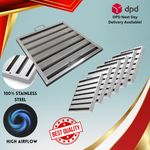 Commercial Kitchen Extractor Hood Baffle Grease Filter – Stainless Steel Replace