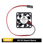 Small cooling  fan 30mm 5V 2 pin DUPONT connector with screws