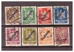 German Reich 1924 collection official stamps from Mi.105-113, ex. Mi.113 used