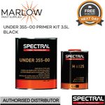 SPECTRAL UNDER 355-00 HIGH BUILD FILLER PRIMER + H6525 KIT 3.5L - P5  BLACK