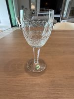 Waterford Crystal Colleen Tall Stem 7" Water Goblet Glass Gothic Mark Ireland