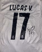 Lucas Vazquez Hand Signed Shirt Inc COA 19/20 Madrid Fc