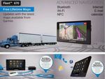 Garmin Fleet 670 6" Sat Nav HGV Van Lorry 2027 UK & North Europe Maps Bluetooth