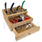 Wooden rack for plier file watch parts storage organiser drawer jewellery tool A