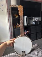 George Formby Vintage Banjolele Banjo Ukulele 4 String Made In GDR
