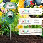 SOIL MOISTURE Meter Watering Plant No Battery Required Water Moisture Hygrometer