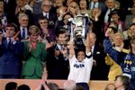 1991 FA CUP GARY MABBUTT TROPHY PHOTO TOTTENHAM SPURS WHITE HART LANE HOTSPUR
