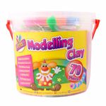 70Pcs Colours Modelling Clay Strips Set For Art Craft Plasticine Play Doh Party