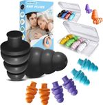 Silicone Ear Plugs for Sleeping Noise Cancelling 10 Pairs Reusable 33dB Reusable
