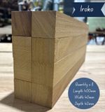 Planed Iroko Hardwood Offcuts - Craft Wood, Turning & Joinery Timber, Lot B10