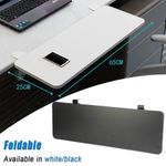 Desk Extender Tray Ergonomics Tray Foldable Keyboard Drawer Tray Black or White