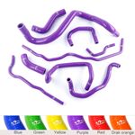 Purple For AUDI S3 TT LEON CUPRA R BAM AMK 1.8T SILICONE 9PIECE COOLANT HOSES