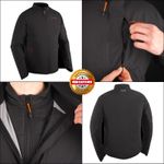 OXFORD ATMOS EXO WINDPROOF UNISEX MID-LAYER MOTORCYCLE JACKET - BLACK