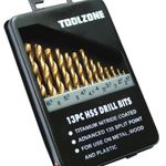 HSS Drill Bit set Titanium Coated Drill Bits 1.5-6.5mm Drills metal wood plastic