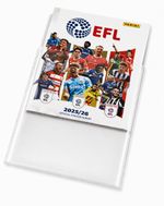 Panini EFL and Topps Premier League Sticker Album Protector Sleeve Clear Cover