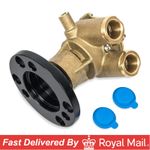 For Volvo 3860703 Jabsco 50410-1201 F6b-9 Sea Raw Water Pump 454 Impeller Crank 