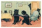 rp09478 - Louis Wain Cats - Fortune Telling - print 6x4