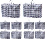 Extra Large Laundry Bags Strong Zip Storage Sack 60x50cm – 2/5/10 Pack