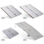 Portable Folding Wheelchair Ramp Scooter Mobility Stars w/ Carry Handle 4 Sizes