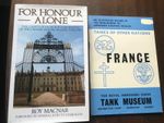French Army WW2 2 books lot defence Saumur Cavalry School 1940 & tanks