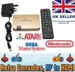 RF to HDMI Converter Box for Retro Games Consoles Analog to HD Adapter UK Plug