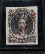 Nova Scotia #12TCiv Very Fine Proof On India Paper