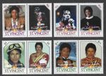 MICHAEL JACKSON POSTAGE STAMPS SET MNH ROCK POP MUSIC SINGER ST.VINCENT