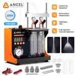ANCEL JC200 Motorcycle Fuel Injector Cleaner Tester Injector Cleaning Machine