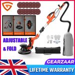 1000W Drywall Sander Electric Wall Sander 5 Speeds & LED Light Vacuum Attachment