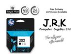 Genuine HP 302 Black Ink Cartridge Standard For DeskJet Printer