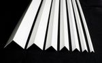 PVC CORNER  WHITE PLASTIC 90 DEGREE ANGLE TRIM 2.5 METERS VARIOUS SIZES