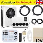 12V Electric Split Air Conditioner Cab AC Unit Kit For Truck Semi Bus RV Caravan