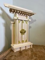 KAMIDANA household Shinto altar shelf miniature shrine Japanese Home ofuda set